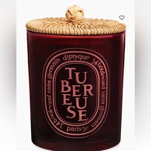 Limited Edition Diptyque Tubereuse candle with Rattan Lid 300g